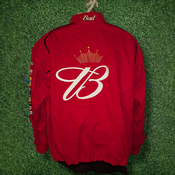 NASCAR Chase Authentics Dale Earnhardt Jr Budweiser Racing Jacket - XL - Picture 2 of 4